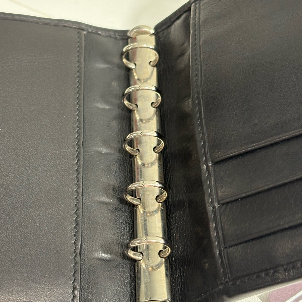 Authentic Gucci Black GG Canvas and leather agenda card Wallet w certificate - Picture 11 of 11